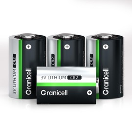 Granicell CR2 3V Lithium Batteries, 4 Pack CR2 Battery 【Non-Rechargeable】