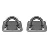 2 Pieces Stainless Steel 316 Square Pad Eye 3/16" 5mm