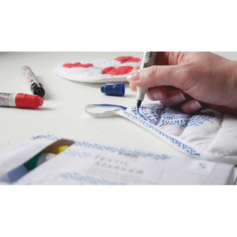 Eduplay 250014 Texi Mäx Fabric Markers Set of 5 Normal