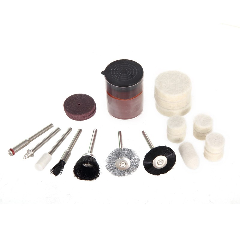 HYPER TOUGH 20-Piece Cleaning & POLISHING Set for Rotary Tools