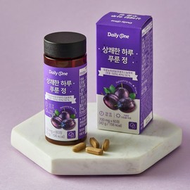 Daily One 데일리원 상쾌한 하루 푸룬정 700mg X 60정 1통 Daily One Refreshing Day Prune Tablets 700mg X 60 Tablets 1 Bottle