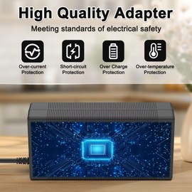 MDCGPower 54.6V 3A AC Adapter Charger Compatible with Phantom E9 48V 26" Fat Track Electric Mountain Bike