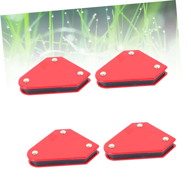 jojofuny 4pcs Mini Magnetic Welding Holder Strong Disc for 45/90/135