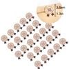 GM HOME 25 PCS Toast Paper Bag Kraft Bread Bag