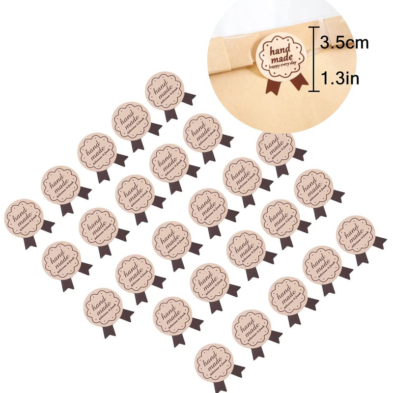 GM HOME 25 PCS Toast Paper Bag Kraft Bread Bag