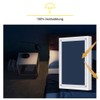 Eurohome 100% Blackout Skylight Roller Blind, No Drilling, Sun Protection,