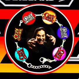OZZY OSBOURNE 2024  BRACELET SIX IMAGES SMALL CRYSTAL  OZZY