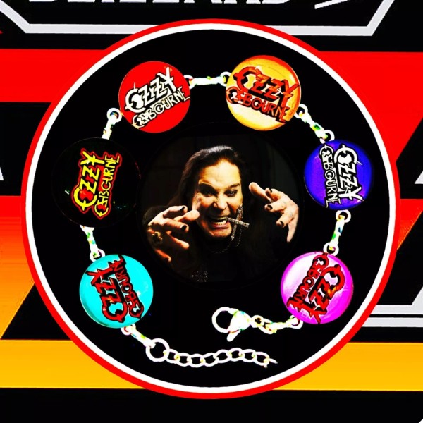 OZZY OSBOURNE 2024 BRACELET SIX IMAGES SMALL CRYSTAL OZZY