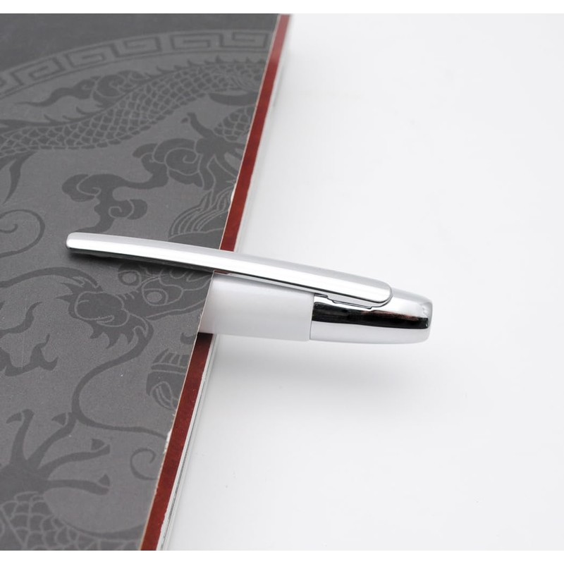 JINHAO 10 Press Fountain Pen Retractable Metal Pen with Ink
