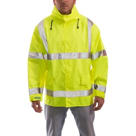 Tingley Vision J23122 High Visibility Safety Jacket, 3X, Fluorescent Yellow-Green
