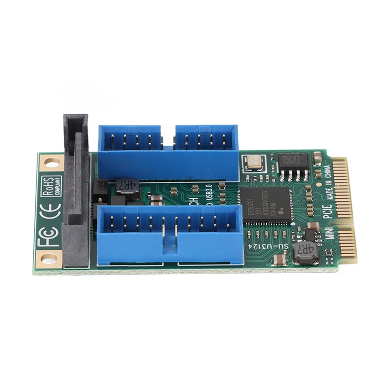 MINI PCI E to USB3.0 Expansion Card 5Gbps Transmission 19