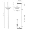 HOMLUCE Modern Plug in Wall Sconce, LED Wall Light with