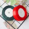 2 Rolls Christmas Ribbon, 25mm x 50 Yards Red and
