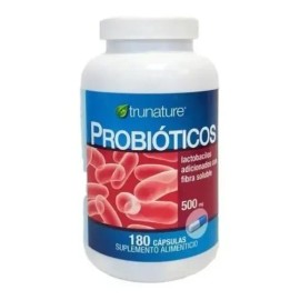 Trunature Probióticos Lactobacilos & Fibra 180 Caps