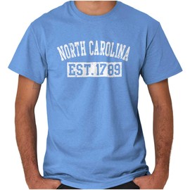 Vintage North Carolina Distressed Est Graphic T Shirt Men or Women
