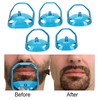 Goatee Shaving Template, Set of 5 Sizes Beard Shaping Tool,