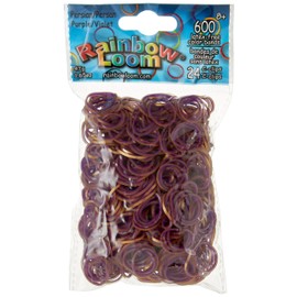 Rainbow LoomÂ® Persian Collection: Purple Rubber Bands with 24 C-Clips (600 Count)