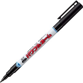 三菱鉛筆 油性ペン パワフルネーム 細字 PNA1251P.24 黒 10本