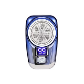 Lifenova Mini Afeitadora Portátil Para Vehículos, Afeitadora Eléctrica Para Hombres, Afeitadora Eléctrica Para Hombres Afeitadora Tamaño Bolsillo De Carga USB, Afeitadora Lavable Para Viajar Afeitadora Cortadora De Pelo (Verde)