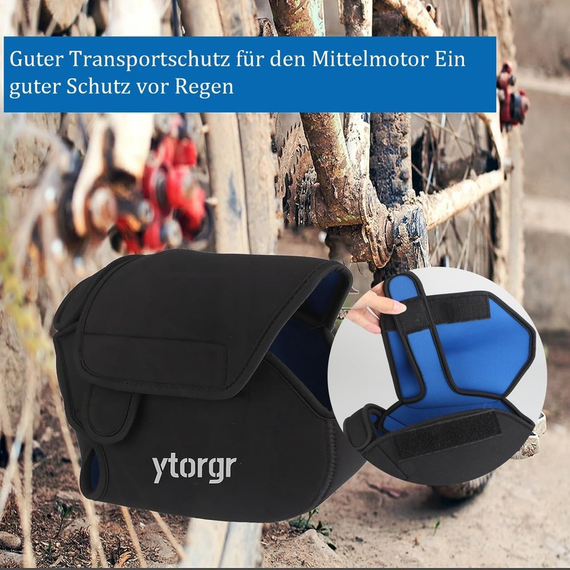 ytorgr Pack of 2 Ebike Mid Motor Protective Cover Rain