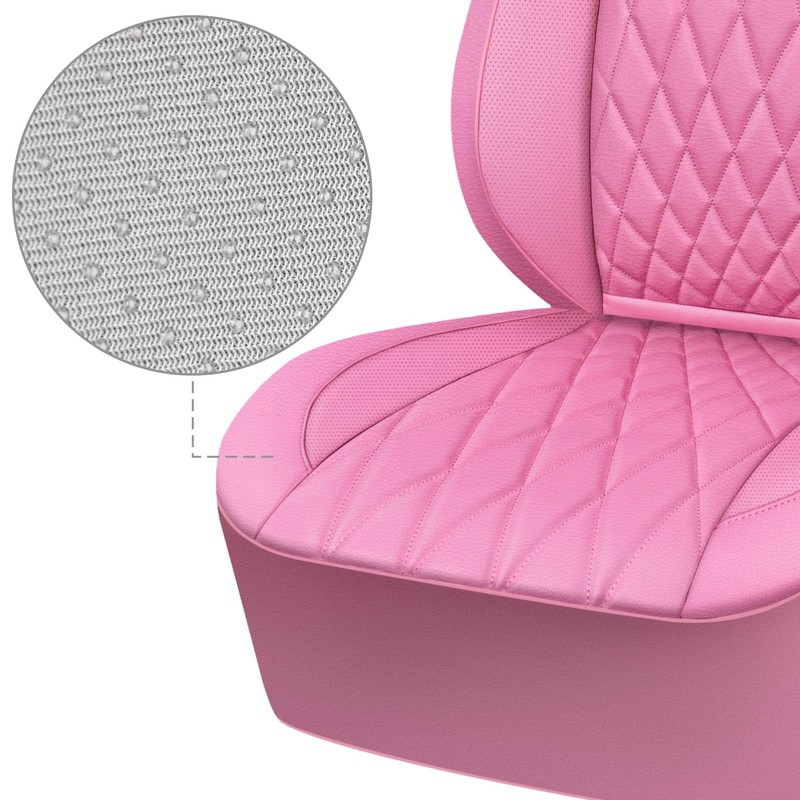 CAR PASS Piping Luxury Leather Two Front Car Seat Covers,