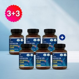 두리농산 3+3 DR 관절엔 콘드로이친 120정x3병+3병덤(총6병)