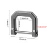 DONGKER D-Ring Key Hanger, Titanium D Shape Key Ring, U