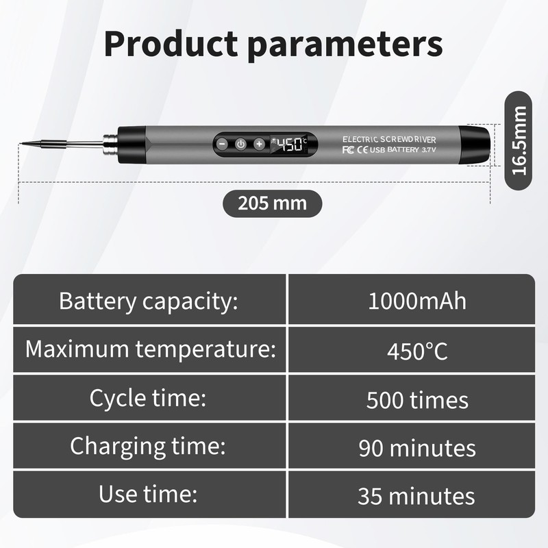 Daakro Wireless Soldering Iron Set - Soldering Iron Set with