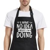 Yctsecha Funny Aprons for Men Women with Pockets, Aprons for