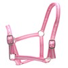 Roma Headcollar & Lead Set, Pink/Silver, Cob