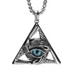 bahamut Mens Skull Evil Eye Necklace for Men Women Amulet