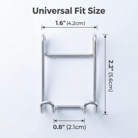 Shower Caddy with Hooks, Shower Shelf Hooks & Razor Organizer