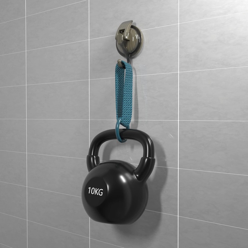 SOCONT Heavy Duty Vacuum Suction Cup Hooks, Green Bronze Plated