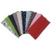 Jukway Cotton Fabric Bundle, 25 x 25 cm, Cotton Fabric,