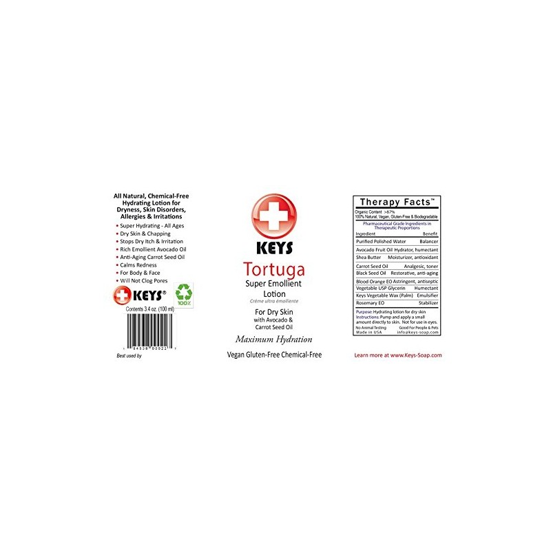Keys Tortuga Super Emmollient Lotion