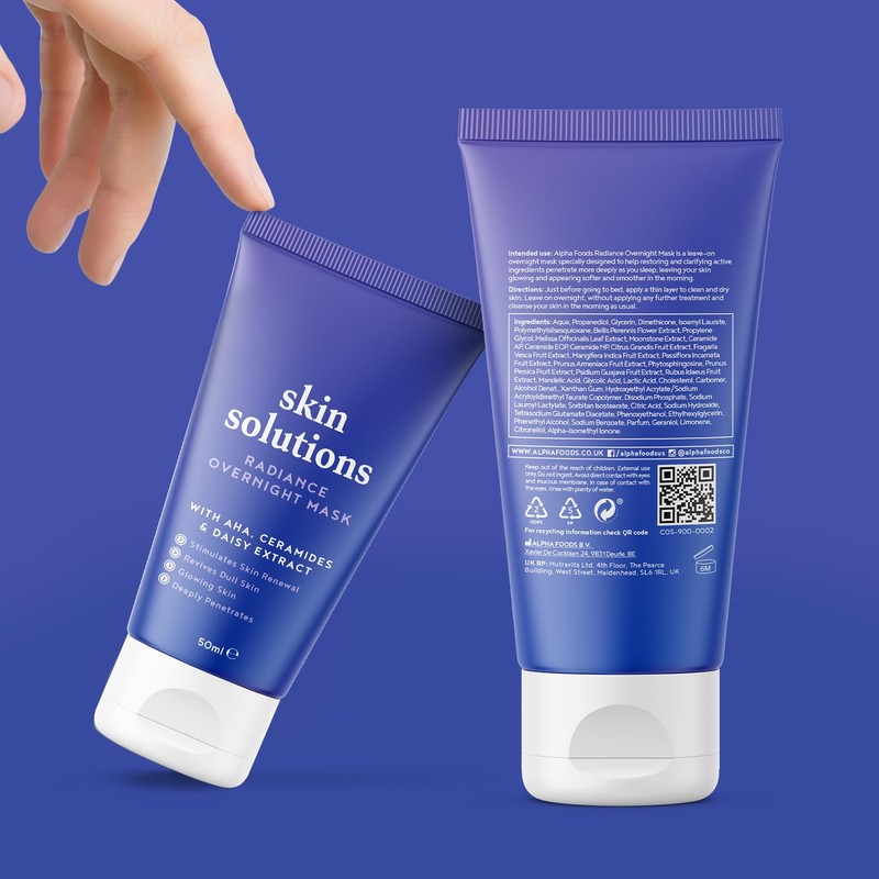Night Face Mask - Moisturising Mask, Regenerates Skin Overnight with