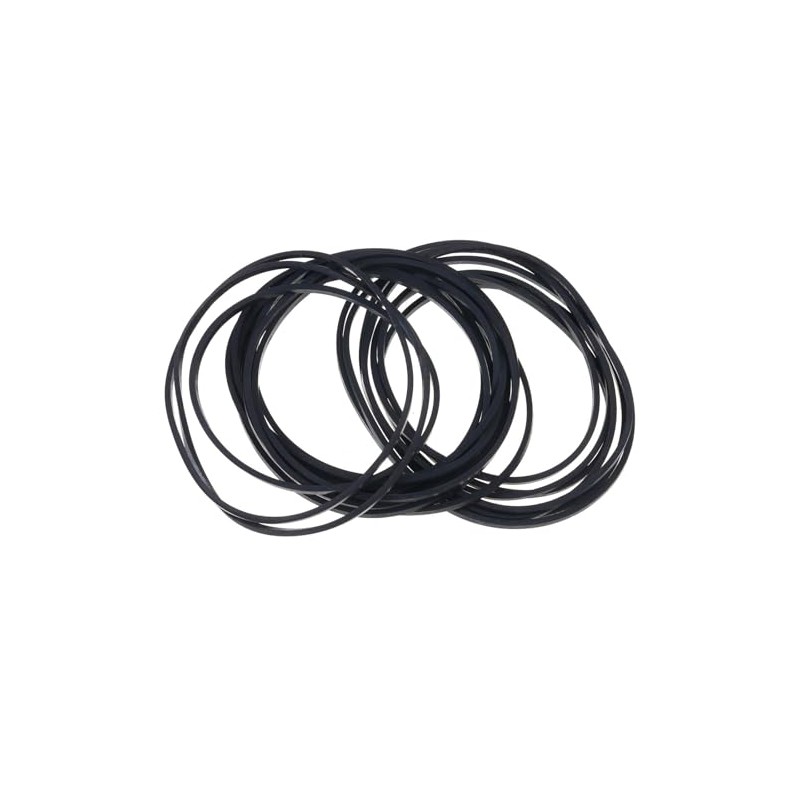 0.08 inch (2 mm) Wide Square Rubber Belts 40-65mm/75-100mm/110-145mm Mixed