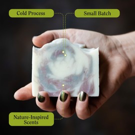 Compass Soap The Voyage | All Natural Bar Soap for Men & Women | Body & Face Soap Bar for Women and Men | Minimalist & Gentle Lather | Natural Bath Soap, Paraben & Phthalate Free | 5 oz, Pack of 2