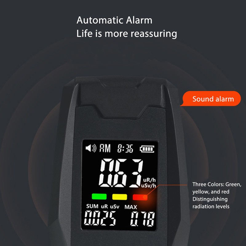 Nuclear Radiation Detector Professional Radiation Dosimeter High Sensitivity X β