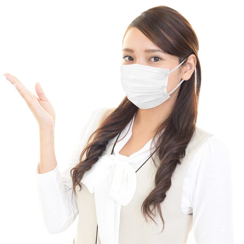 FIN-985S Easy to Breathe W-Wire Non-woven Mask, Pack of 40