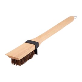 Broil King, 65228, Grill Brush Wood Heavy/Long Palmyra Bristles
