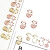 100PCS Cute Cat Shape Paper Clips Funny Bookmarks Planner Clips