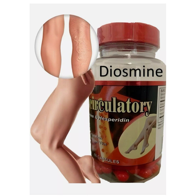 Allnue Natural BIOCIRCULATORY Leg Vein varicose diosmine Supplement venas circulacion