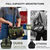 HISEA Heavy Duty Tool Bag 20 Pockets, 16-Inch Portable Tool