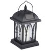 Outdoor Hanging Solar Lantern LED Candle Flame Light for Garden