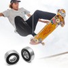 Yeanifeana 24PCS 608-RS Ball Bearing, Double Rubber Sealed Shielded Miniature