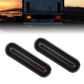 RIDLOG 2 Color LED Trailer Tail Light Bar with 3-in-1 Running Stop Turn Signals Brake Light for Trailer Truck Pickup Offroad RV ATV UTV Bus Van 58PCS Quality 2835 SMD LED for 10V-30V Vehicle (2PCS)
