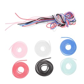 IWOWHERO 12Pcs Coiled Cable Sleeve Plastic Protective Tube for Cord Management Reusable Line Protector Easy Installation