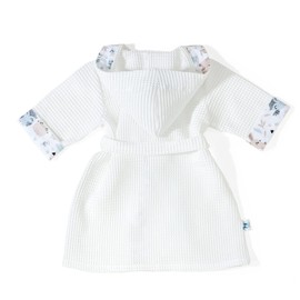 Pepi MADE IN POLAND Bathrobe Children's Baby Unisex – Bathrobe Children Boys 100% Cotton – Children's Bathrobe Girls with Hood, Forest Friends M