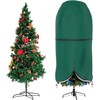 Upright Christmas Tree Storage Bag with Adjustable Straps, Zipper &